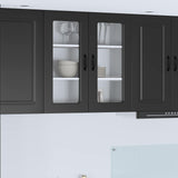 Dishwasher Panel Kalmar Black 80 x 31 x 80 cm Engineered Wood 884715