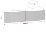 Wall-Mounted Headboard ARNHEM White Engineered Wood 896715