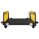 Bike Trailer Yellow Oxford Fabric and Iron 94169