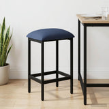 Bar Stool Blue 40 x 32 x 74 cm Engineered Wood 8006179