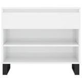 Shoe Cabinet High Gloss White 70x36x60 cm Engineered Wood 831446