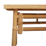ZNTS Garden Bench 80x38x45 cm Bamboo 4106584