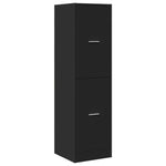 Apothecary Cabinet Black 40x41x144.5 cm Engineered Wood 3309637