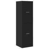 Apothecary Cabinet Black 40x41x144.5 cm Engineered Wood 3309637