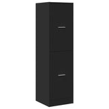 Apothecary Cabinet Black 40x41x144,5 cm Engineered Wood 3309637