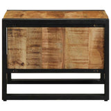 Coffee Table 50x50x38 cm Solid Rough Wood Mango 4102712