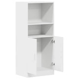Kitchen Cabinet White 57x41.5x131.5 cm Engineered Wood 860121