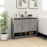 Sideboard Concrete Grey 97x31x75 cm Engineered Wood 809534