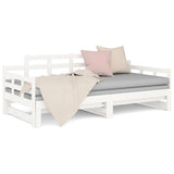 Pull-out Day Bed without Mattress White 2x cm 820343
