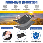 ZNTS 280cm Garden Parasol Cover Patio Umbrella Heavy Duty Waterproof Furniture Protector 59772738