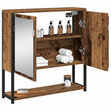 Mirror Cabinet Old Wood 60 x 16 x 60 cm Engineered Wood 862223