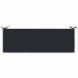 2-Piece Bench Cushions SOEST 2 pcs 100% Polyester Dark Blue 949383