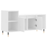TV Cabinet White 100x35x55 cm Engineered Wood 831308