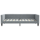 Daybed with Trundle without Mattress Light Grey 90x190 cm Single 3196647