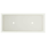 Raised Garden Planter White 60 x 26 x 45 cm Steel 865884
