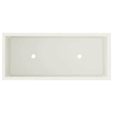 Raised Garden Planter White 60 x 26 x 48 cm Steel 865884
