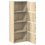 Bookcase Sonoma Oak 40x24x102 cm Engineered Wood 860375