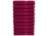 Premium Shower Towels "SOLUND" 10 pcs Bordeaux 70x140 cm 600 gsm 137214