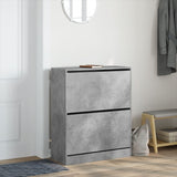 Shoe Cabinet Concrete Grey 80x34x96.5 cm Engineered Wood 839969