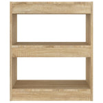 Book Cabinet/Room Divider Sonoma Oak 60x30x72 cm 811649