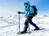 3 in 1 Snowshoes Blue and Black 78.5 x 22 cm Aluminum and HDPE 42021438
