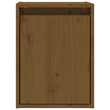 Wall Cabinets 2 pcs Honey Brown 30x30x40 cm Solid Wood Pine 813482