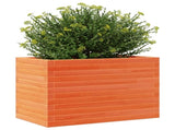Garden Planter Wax Brown 70x40x46 cm Solid Wood Pine 3282441
