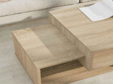 Coffee Table Sonoma Oak 105 x 50 x 32.5 cm Engineered Wood 8000206