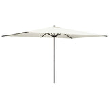 Garden Parasol with Base 200 x 300 cm Polyester Rectangular 42036168