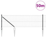 Welded Wire Fence with Spikes 50 x 0.4 m 3350693
