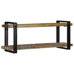 ZNTS Wall Shelf Multicolour Solid Wood Reclaimed 4017489