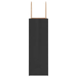 Paper Bags 250 pcs with Handles Black 26x12x35 cm 4101646