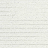 Storage Basket with Lid Brown and White 37x50 cm Cotton 358480