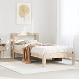 Bed Frame with Headboard without Mattress 100x200 cm 3306043