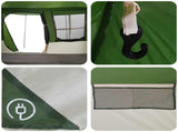 Tunnel Tent Green 275 x 240 x 200 cm 42017430