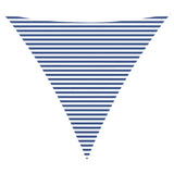 Sun Shade Sail Blue and White 5 x 5 x 5 m 100% Polyester Oxford 42031189