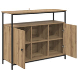 Sideboard Artisan Oak 100 x 35 x 80 cm Engineered Wood 882813