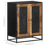 Sideboard 60x35x75 cm Rough Mango Wood 323147