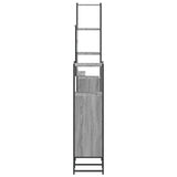 4 Piece Bathroom Cabinet Set Grey Sonoma Engineered Wood 3214357