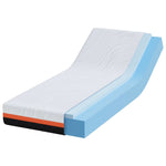 Mattress White and Grey 80 x 200 cm Gel Memory Foam 4106348