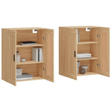 Wall Mounted Cabinets 2 pcs Sonoma Oak Engineered Wood 3198036