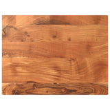 Table Top 70x50x3.8 cm Rectangular Solid Wood Acacia 370981