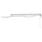 Awning Frame Retractable White 2.5 x 2 m Powder-coated Steel 42002531