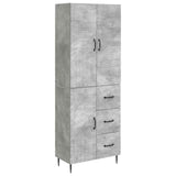 Cabinet Set 2 pcs Concrete Grey 66 x 34.5 x 89.5 cm 3416658