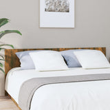 Bed Headboard Smoked Oak 200x1.5x80 cm Engineered Wood 816976