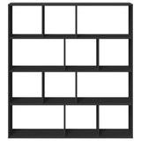 Book Cabinet Black 132x29x141.5 cm Engineered Wood 3310308