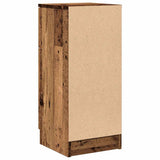 Sideboard Old Wood 30x30x70 cm Engineered Wood 856951