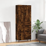 Highboard Smoked Oak 69.5x34x180 cm Engineered Wood 3199830