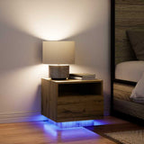 Bedside Cabinet with Drawer 2 pcs Artisan Oak 40 x 39 x 37 cm 863069