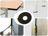 Self-adhesive Foam Tape 10 pcs Black 20mm x 10m CR Foam 42024080